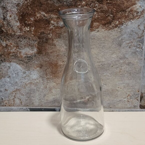 VTG Anchor Hocking 1 Liter Glass Bottle Jar Carafe Decanter Milk Water - Picture 7 of 10